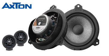 AXTON ATS-TOY160C – fahrzeugspezifisches 2-Wege Komponentensystem für Toyota, Subaru, Lexus, 16,5 cm Plug & Play Auto Front Lautsprecher