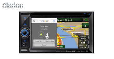 Clarion NX505E: 2-DIN Multimedia-Navigation